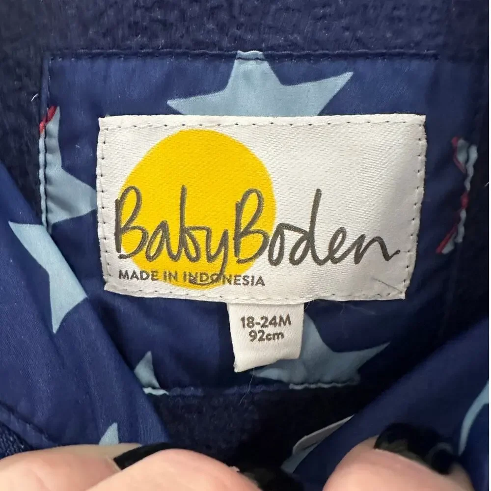 Baby Boden Star Jacket size 18-24 mo‎